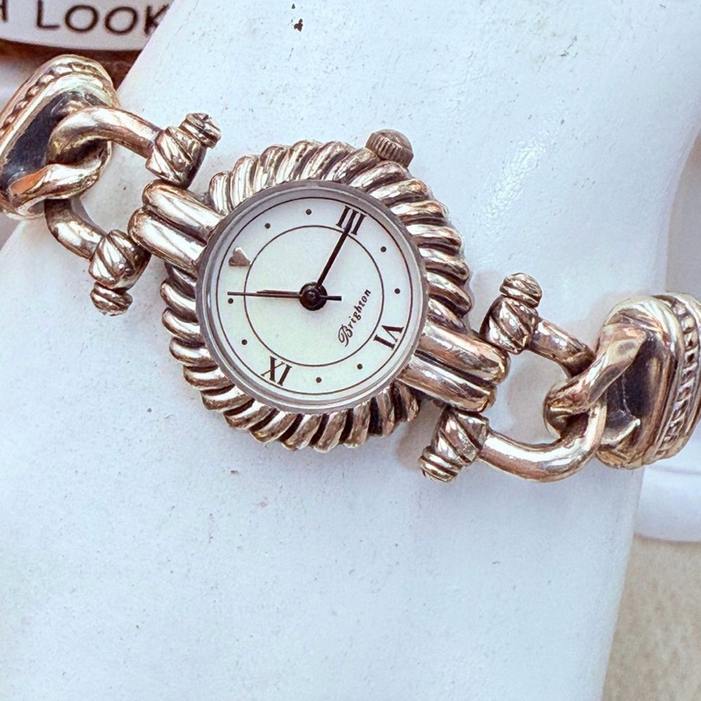 Brighton Savannah Dark Brown Leather Ladies Watch